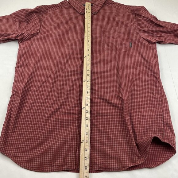 Lot of 2 Columbia Button Up Shirts Men’s L Long Sleeve Cotton Outdoor Casual Red - Picture 3 of 10